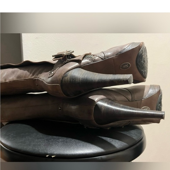 Frye Harlow Moto Leather Boots Size 6 - Picture 6 of 13